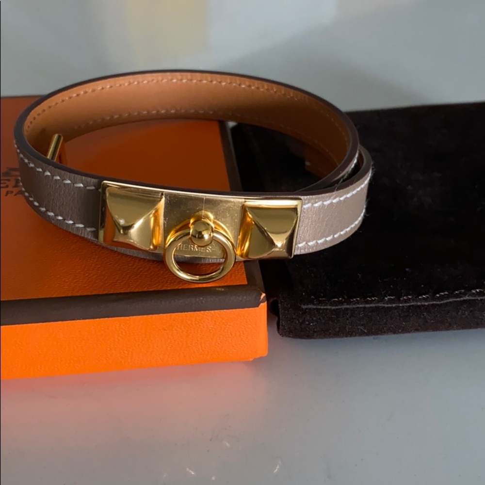 ❣️SOLD❣️ Hermès Rivale Double Tour bracelet